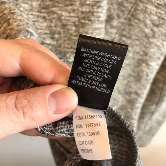 Torrid Grey Knit Full Zip Moto Jacket - Picture 5 of 6